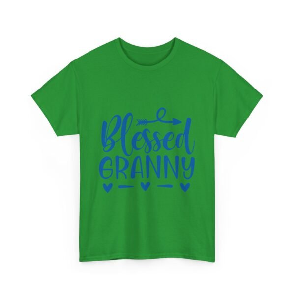 1404560212468296984_2048.jpeg Blessed Granny Tshirt White Shirt Religious Gift for Mom Blue Design Heart Graphic Family Shirt New Baby Announcement Gift Christian Mom