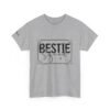 Best Friend Tshirt Squad White Bestie Design Custom Name Sleeve Present for Friend Matching Tee Group Shirt Celebration Top Squad Gift Set