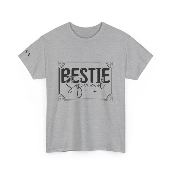 Best Friend Tshirt Squad White Bestie Design Custom Name Sleeve Present for Friend Matching Tee Group Shirt Celebration Top Squad Gift Set