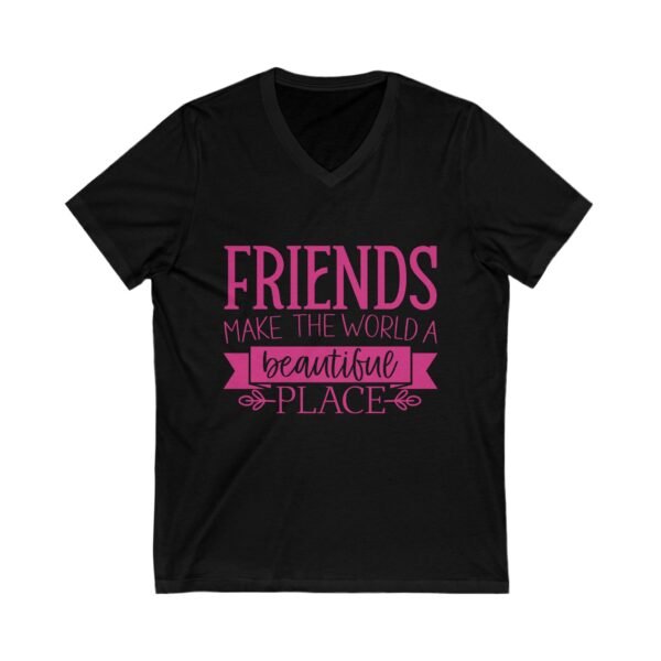 Inspirational Message Tee Shirt Design Friend Gift Matching Shirt Casual Wear Cotton Vneck Summer Top Friendship Quote Group Shirt Positive