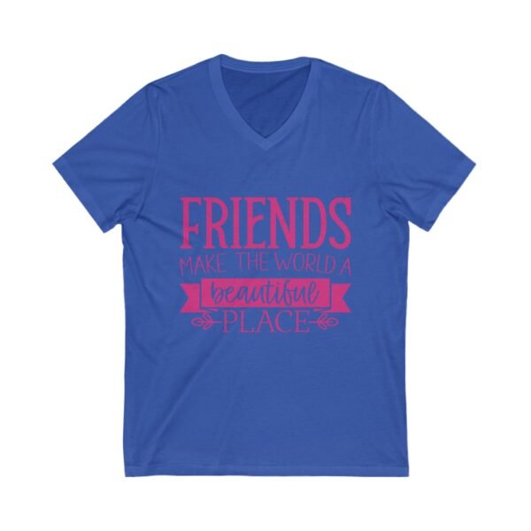 Inspirational Message Tee Shirt Design Friend Gift Matching Shirt Casual Wear Cotton Vneck Summer Top Friendship Quote Group Shirt Positive