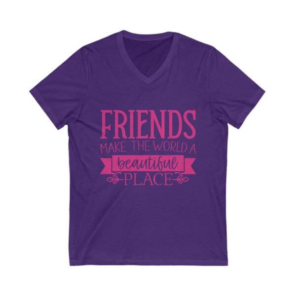 Inspirational Message Tee Shirt Design Friend Gift Matching Shirt Casual Wear Cotton Vneck Summer Top Friendship Quote Group Shirt Positive