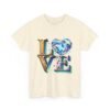 Glitter Design Shirt Style Fashion Statement Piece Casual Wear Cotton Top Trend Style Diamond Pattern Love Design Comfort Wear Plus Size