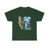 Glitter Design Shirt Style Fashion Statement Piece Casual Wear Cotton Top Trend Style Diamond Pattern Love Design Comfort Wear Plus Size