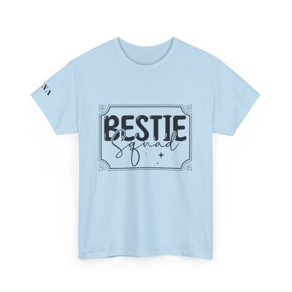 Best Friend Tshirt Squad White Bestie Design Custom Name Sleeve Present for Friend Matching Tee Group Shirt Celebration Top Squad Gift Set