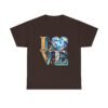 Glitter Design Shirt Style Fashion Statement Piece Casual Wear Cotton Top Trend Style Diamond Pattern Love Design Comfort Wear Plus Size