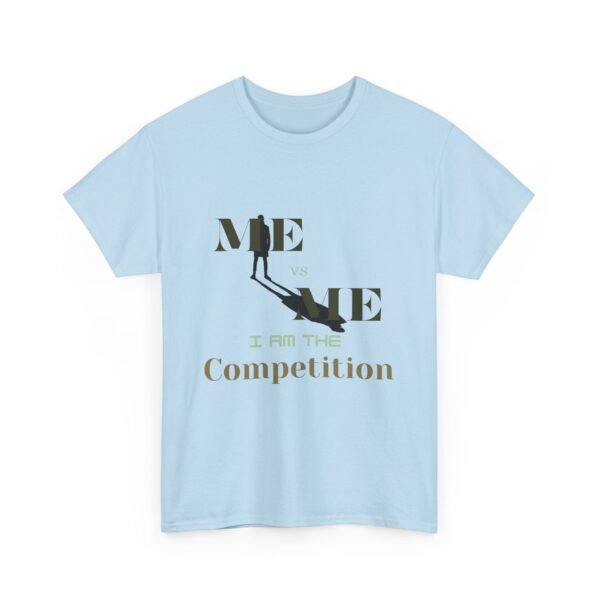 Competition Unisex Heavy Cotton Tee, Motivational T-Shirt, Unique Graphic Tee, Gift for Competitors, Casual Everyday Wear