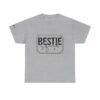 Best Friend Tshirt Squad White Bestie Design Custom Name Sleeve Present for Friend Matching Tee Group Shirt Celebration Top Squad Gift Set