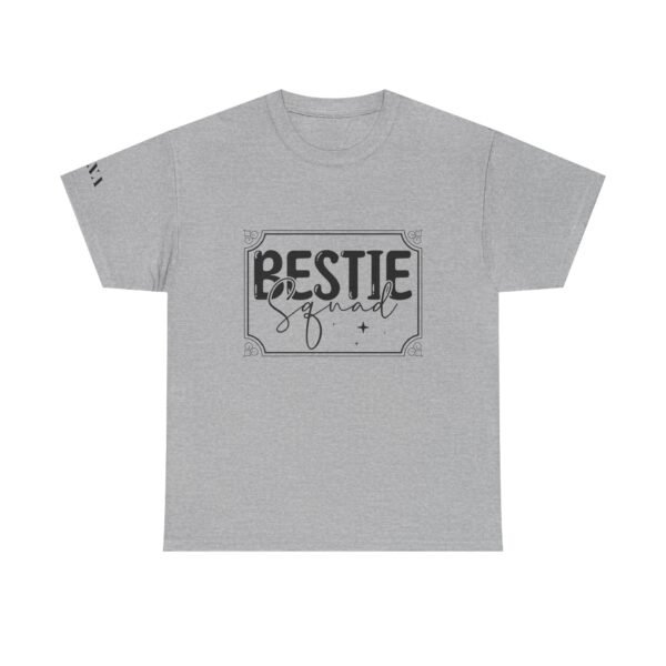 Best Friend Tshirt Squad White Bestie Design Custom Name Sleeve Present for Friend Matching Tee Group Shirt Celebration Top Squad Gift Set