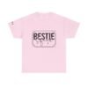 Best Friend Tshirt Squad White Bestie Design Custom Name Sleeve Present for Friend Matching Tee Group Shirt Celebration Top Squad Gift Set