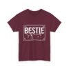 Best Friend Tshirt Squad White Bestie Design Custom Name Sleeve Present for Friend Matching Tee Group Shirt Celebration Top Squad Gift Set