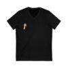 Dogs Are My Favorite People Graphic T-shirt Cute Top Customize Dog Lovers Unisex V-Neck Tee Funny Dog Peeking Design Pet Tee Gift Idea