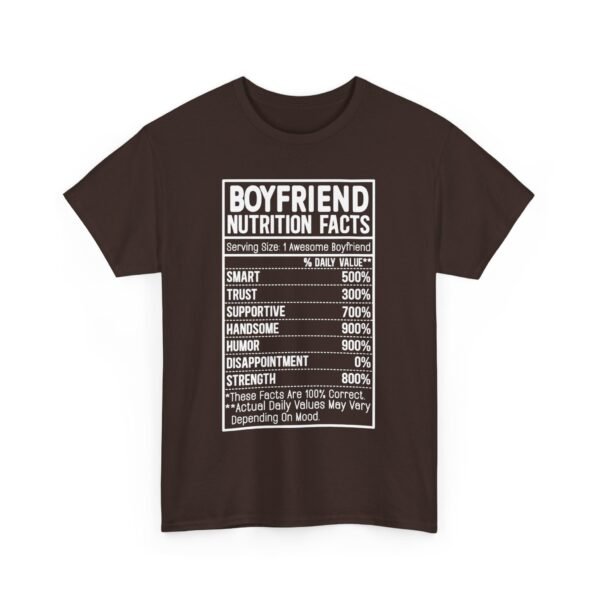 Funny Couple Shirt Shirt Nutrition Facts Fact Label Design Custom Boyfriend Girlfriend Text Matching Outfit Set Matching Tee Valentine Day