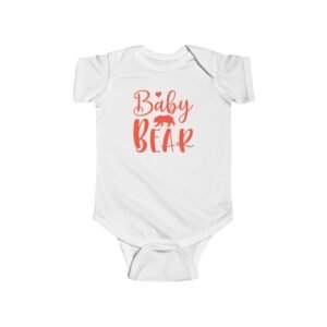 Adorable Baby Bear Bodysuit Cute Infant Clothing Baby Shower Gift Idea Birthday Newborn Outfit Toddler Apparel Comfortable Infant Bodysuit