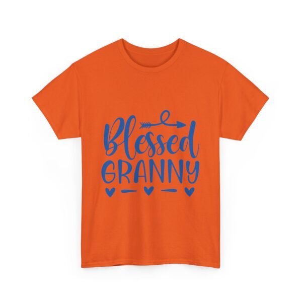 17996135712190205614_2048.jpeg Blessed Granny Tshirt White Shirt Religious Gift for Mom Blue Design Heart Graphic Family Shirt New Baby Announcement Gift Christian Mom