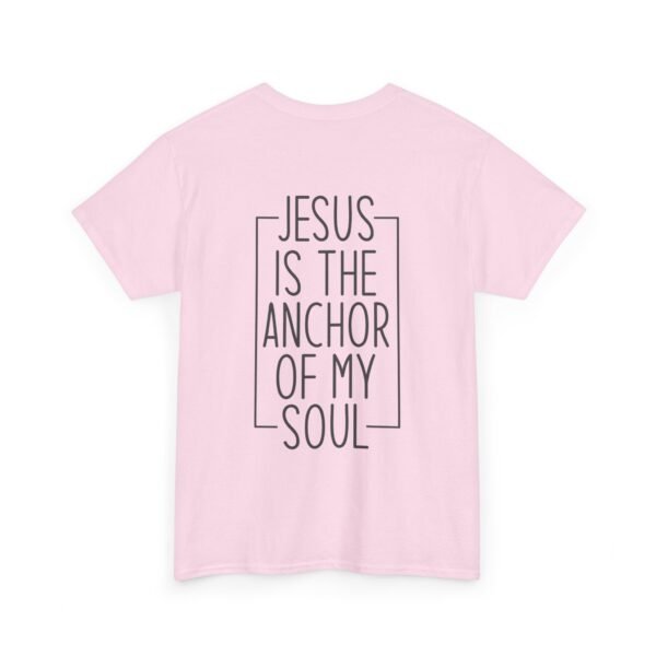 Faith Anchor Shirt Design Idea Christian Gift Soul Believer Wear Comfort Cotton Tee Shirt Print Scripture Message Worship Design Casual Wear