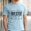 Best Friend Tshirt Squad White Bestie Design Custom Name Sleeve Present for Friend Matching Tee Group Shirt Celebration Top Squad Gift Set