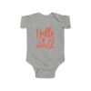 Hello World Bodysuit for Infant Cotton Clothing Announcement Outfit Baby Shower Gift Idea Newborn Package Cotton Onesie with Footprint Black