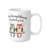 Cute Owl Coffee Mug, Today's Accomplishment: Finding Matching Socks, Gift for Owl Lovers, Fun Office Mug, Quirky Kitchen Decor, Motivational