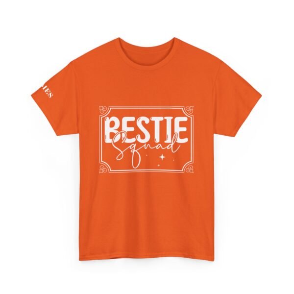 Best Friend Tshirt Squad White Bestie Design Custom Name Sleeve Present for Friend Matching Tee Group Shirt Celebration Top Squad Gift Set