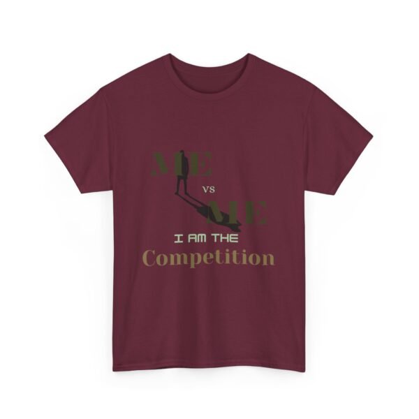 Competition Unisex Heavy Cotton Tee, Motivational T-Shirt, Unique Graphic Tee, Gift for Competitors, Casual Everyday Wear