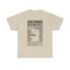 Funny Couple Shirt Shirt Nutrition Facts Fact Label Design Custom Boyfriend Girlfriend Text Matching Outfit Set Matching Tee Valentine Day