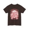 Skull Coffee Tshirt for Barista Gift Idea for Men Biker Clothing Floral Design Skull Print Coffee Lover Present Package Goth Style Blue Tee