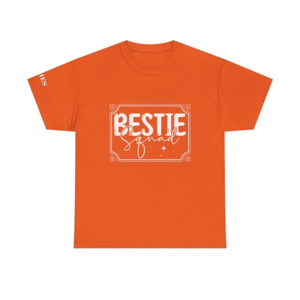 Best Friend Tshirt Squad White Bestie Design Custom Name Sleeve Present for Friend Matching Tee Group Shirt Celebration Top Squad Gift Set
