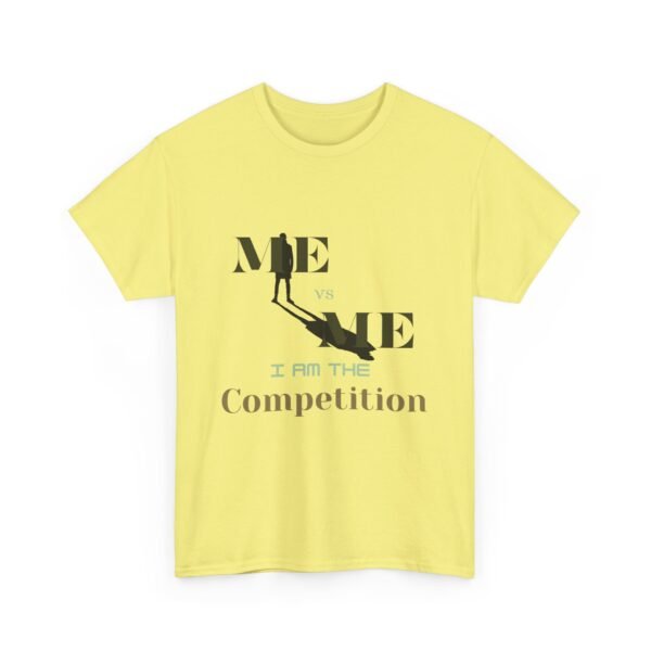 Competition Unisex Heavy Cotton Tee, Motivational T-Shirt, Unique Graphic Tee, Gift for Competitors, Casual Everyday Wear