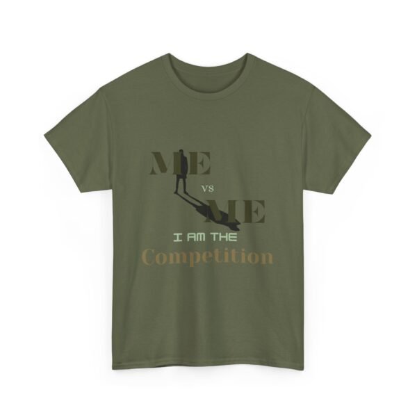 Competition Unisex Heavy Cotton Tee, Motivational T-Shirt, Unique Graphic Tee, Gift for Competitors, Casual Everyday Wear