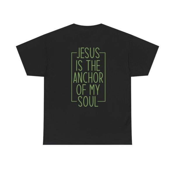 Faith Anchor Shirt Design Idea Christian Gift Soul Believer Wear Comfort Cotton Tee Shirt Print Scripture Message Worship Design Casual Wear