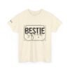 Best Friend Tshirt Squad White Bestie Design Custom Name Sleeve Present for Friend Matching Tee Group Shirt Celebration Top Squad Gift Set