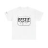 Best Friend Tshirt Squad White Bestie Design Custom Name Sleeve Present for Friend Matching Tee Group Shirt Celebration Top Squad Gift Set