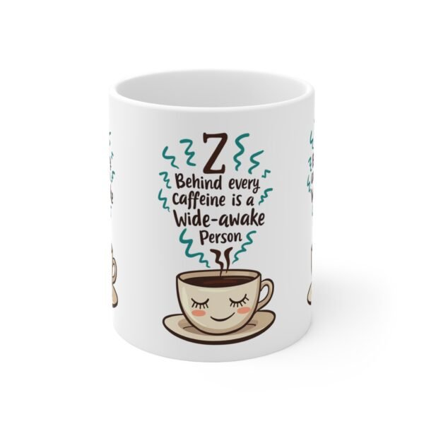Cute Coffee Mug, Perfect Gift for Coffee Lovers, Funny Caffeine Mug for Home or Office, Funny Gift for Friends, Ceramic Cup