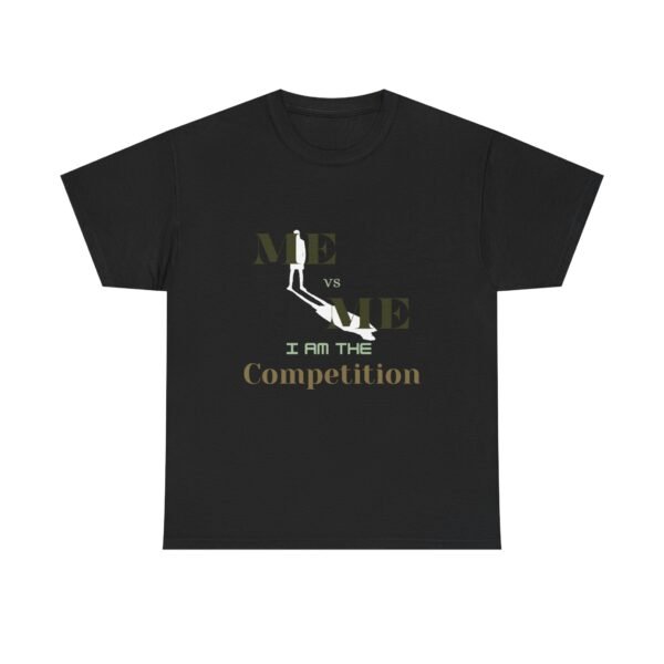 Competition Unisex Heavy Cotton Tee, Motivational T-Shirt, Unique Graphic Tee, Gift for Competitors, Casual Everyday Wear