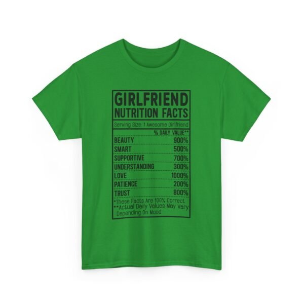 Funny Couple Shirt Shirt Nutrition Facts Fact Label Design Custom Boyfriend Girlfriend Text Matching Outfit Set Matching Tee Valentine Day