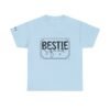 Best Friend Tshirt Squad White Bestie Design Custom Name Sleeve Present for Friend Matching Tee Group Shirt Celebration Top Squad Gift Set