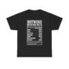 Funny Couple Shirt Shirt Nutrition Facts Fact Label Design Custom Boyfriend Girlfriend Text Matching Outfit Set Matching Tee Valentine Day