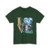 Glitter Design Shirt Style Fashion Statement Piece Casual Wear Cotton Top Trend Style Diamond Pattern Love Design Comfort Wear Plus Size