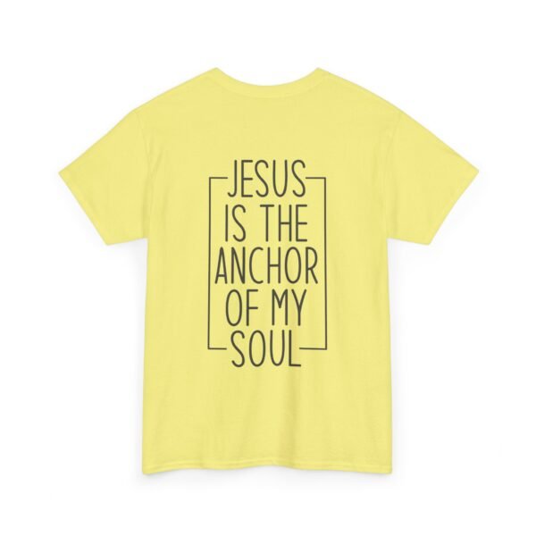 Faith Anchor Shirt Design Idea Christian Gift Soul Believer Wear Comfort Cotton Tee Shirt Print Scripture Message Worship Design Casual Wear