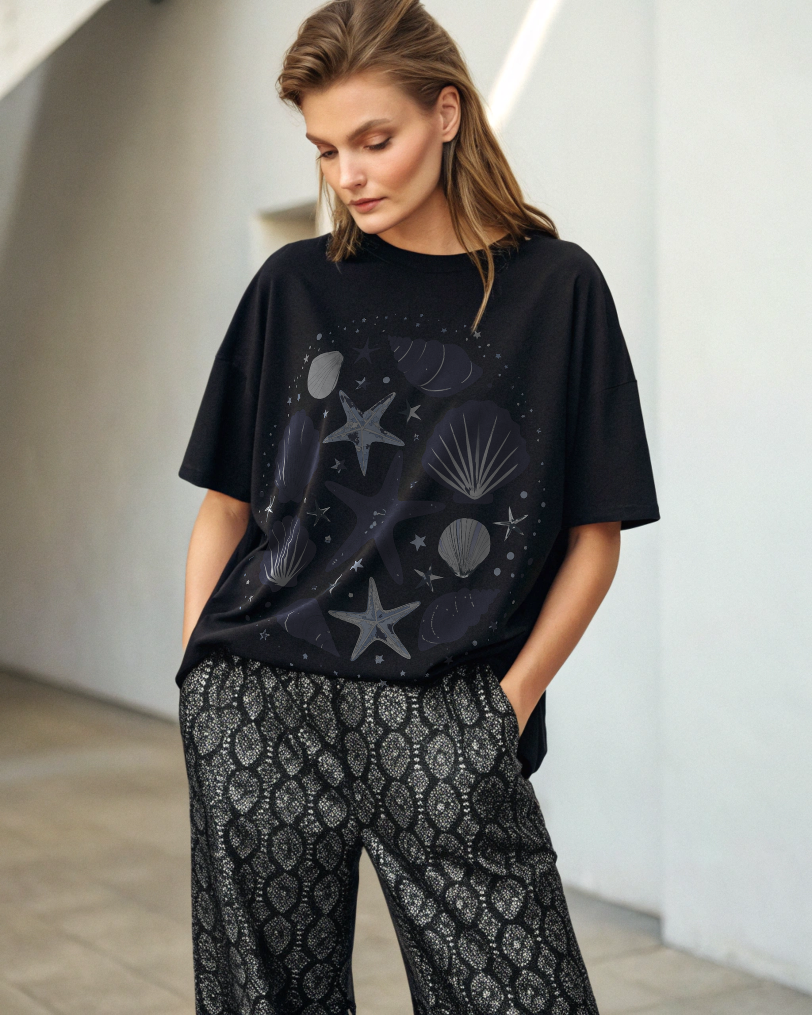 Personalise Beach Shell T-shirt - Image 3