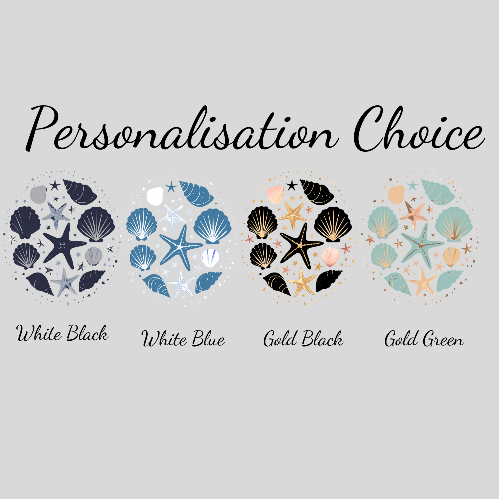Personalise Beach Shell T-shirt - Image 2