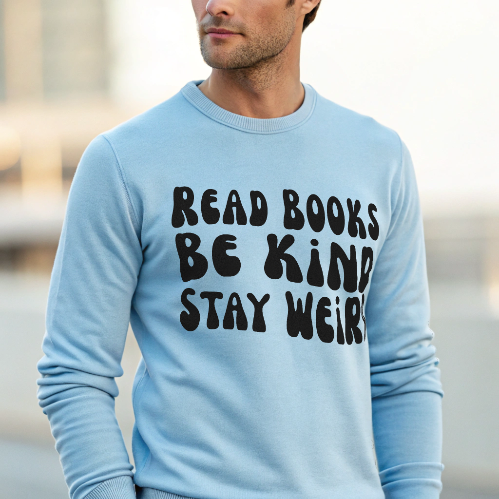 Funny Book Reader Sweatshirt - Image 3