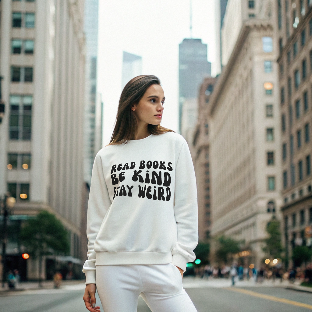 Funny Book Reader Sweatshirt - Image 5